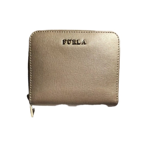 FURLA WALLET EUC BEIGE LEATHER - Picture 1 of 7